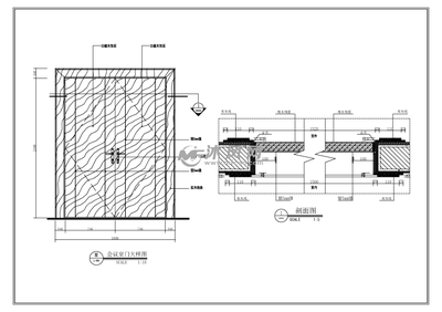 某机关单位装修工程施工图纸CAD设计